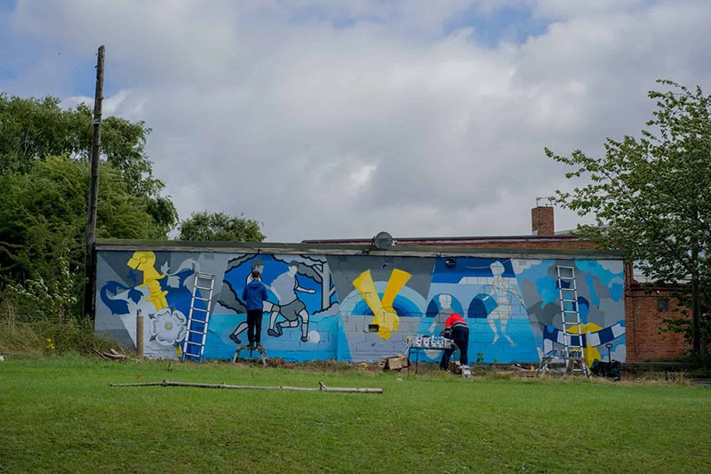 mural at Queenswood Social club